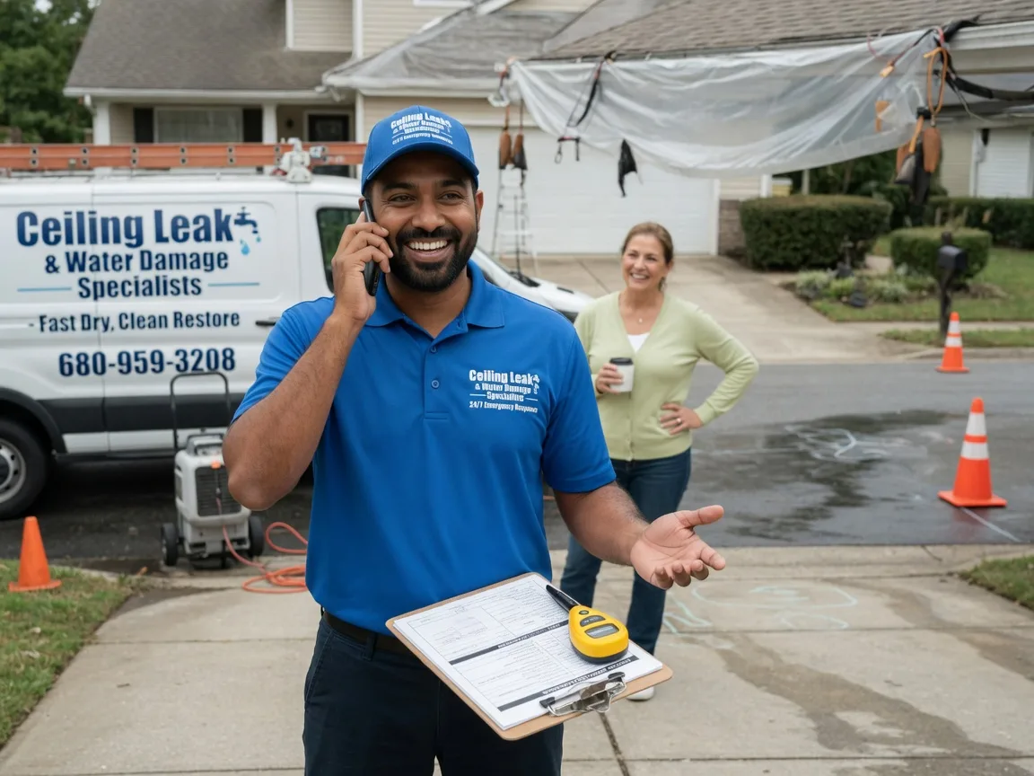 Ceiling Leak Cleanup Galatia, IL FAQs